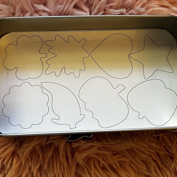 Pampered Chef Mini Cookie Pastry Cutters Metal 8pc Box Fall Heart Pumpkin 1095 - Picture 5 of 7